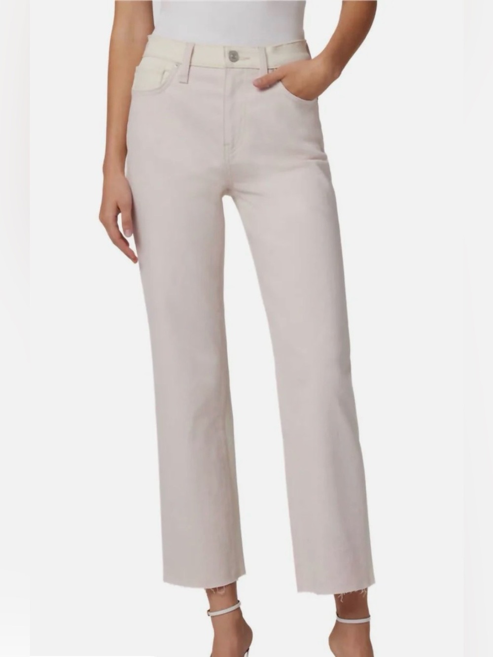 REVOLVE HUDSON Remi High-Rise Straight Leg Colour Block Jeans Size 31